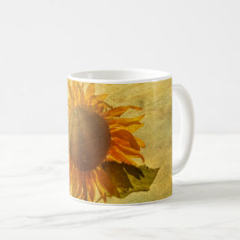 Taza De Café Eine Sonnenblume