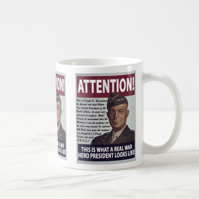 Taza De Café Eisenhower, Eisenhower (Derecha)