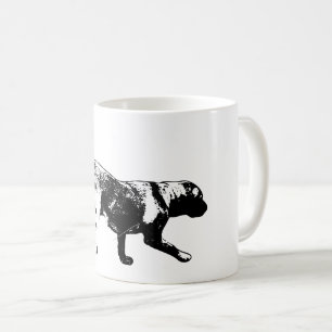Taza De Café Ejecutando la barra de arte de lápiz recuperadora