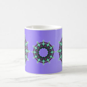 Taza De Café EJEMPLO SÓLO gradientes DE COLOR - violeta