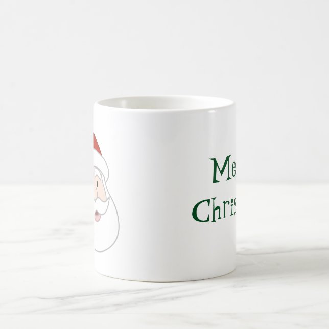 Taza De Café Ejemplo y texto de Papá Noel (Centro)