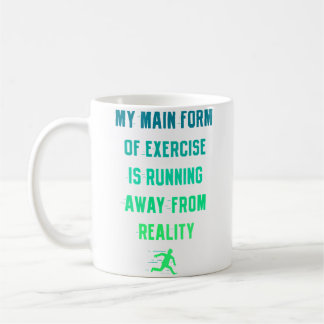 Taza De Café Ejercicio Corriendo de la Realidad
