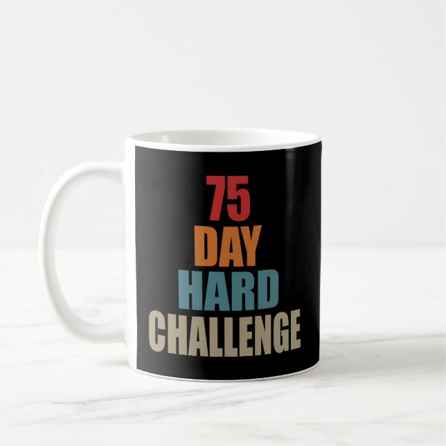 Taza De Café Ejercicio de entrenamiento motivacional Desafío du (Izquierda)