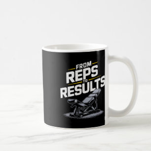 Taza De Café Ejercicio De Prensa Leg Construcción De Cuerpo Fit