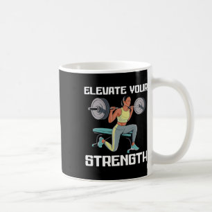 Taza De Café Ejercicio de Sentadilla Búlgara Fitness Culturismo