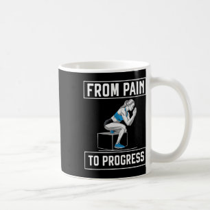 Taza De Café Ejercicio de Sentadilla Búlgara Fitness Culturismo