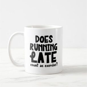 Taza De Café Ejercicio de una persona perezosa