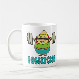 Taza De Café Ejercicio Eggsercise Egg Pun