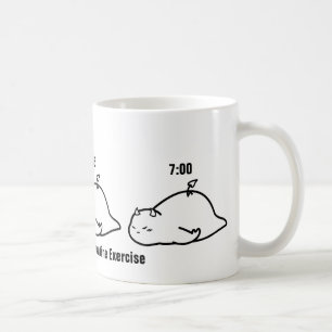 Taza De Café Ejercicio habitual matutino