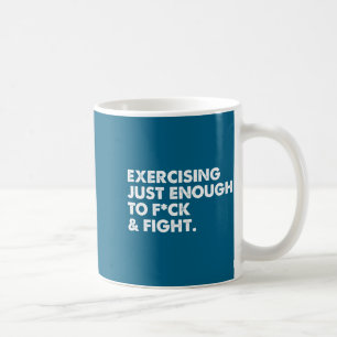 Taza De Café Ejercitando la espalda lo justo para follar y luch