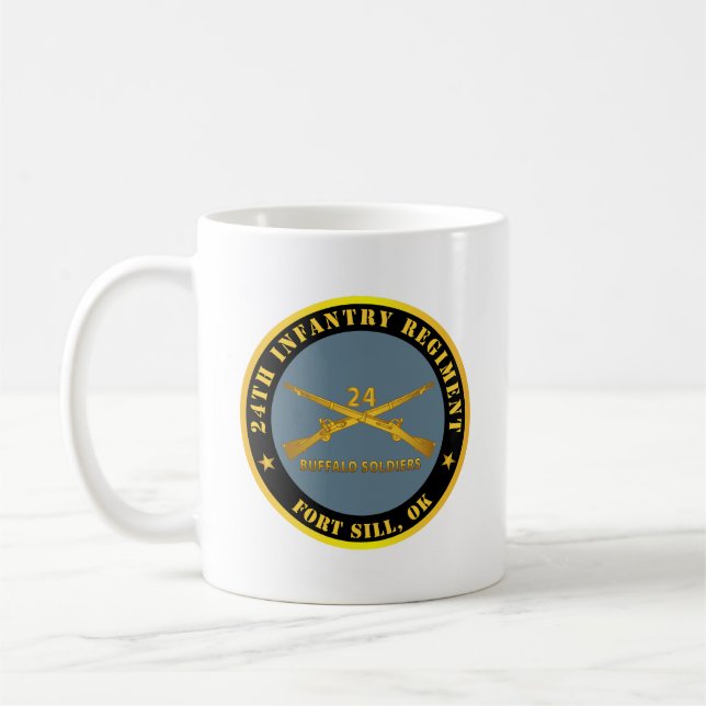 Taza De Café Ejército - 24º Regimiento de Infantería - Fort Sil (Izquierda)
