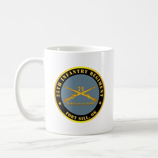 Taza De Café Ejército - 25º Regimiento de Infantería - Fort Sil (Izquierda)