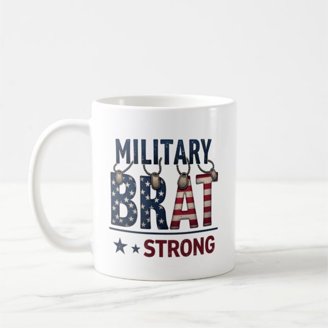 Taza De Café Ejército Brat Strong (Izquierda)