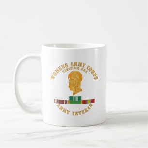 Taza De Café Ejército - Cuerpos de Ejército Mujeres Era Vietnam