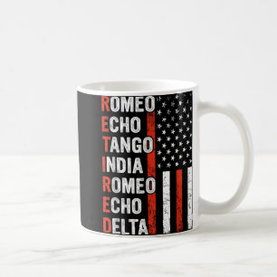 Taza De Café Ejército de Jubilación de Veteranos Retirados de A