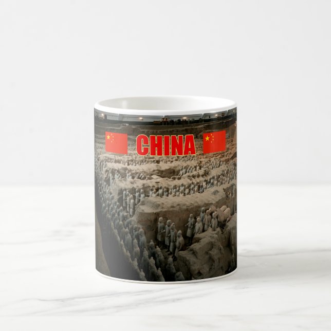 Taza De Café Ejército de Terracota de CHINA (Centro)