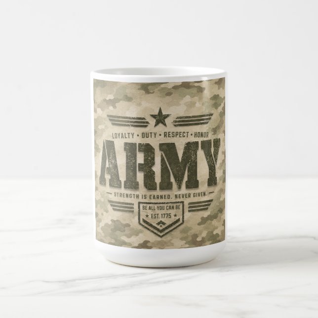 TAZA DE CAFÉ EJÉRCITO FUERTE (Centro)