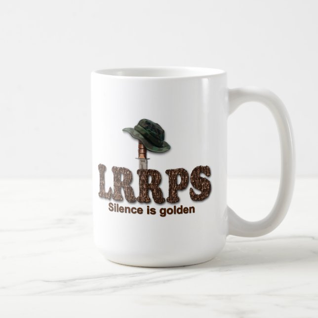 Taza De Café ejército marines fuerza aérea lrrp lrrps francotir (Derecha)