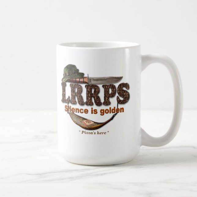 Taza De Café ejército marines fuerza aérea lrrp lrrps francotir (Derecha)