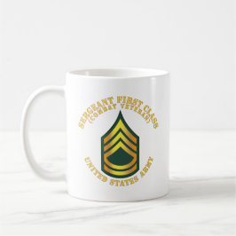 Taza De Café Ejército - Sargento de primera clase - SFC - Veter