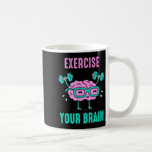 Taza De Café Ejerza Tu Cerebro Formar Tu Gráfica De Gráfica Gra