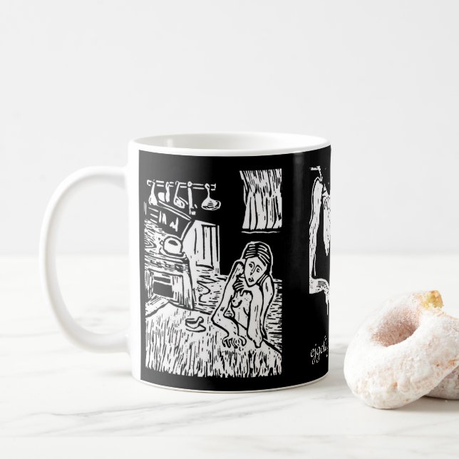 Taza De Café ejgoldguru - leñadores (Con donut)
