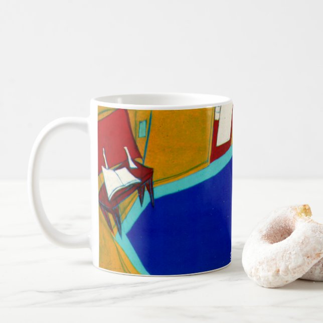 Taza De Café ejgoldguru - Pastel - Altar de la calle Cosmo (Con donut)