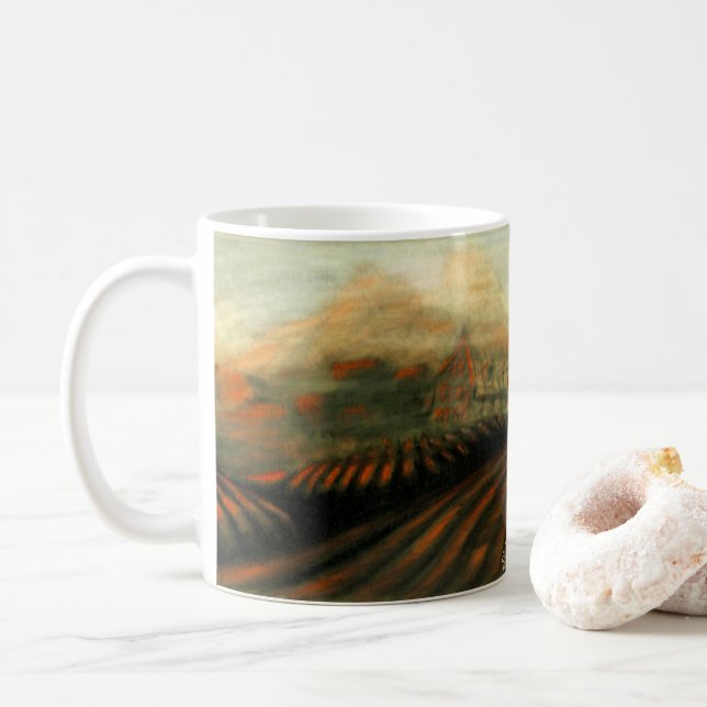Taza De Café ejgoldguru - Pastel - Granja de Potter (Con donut)