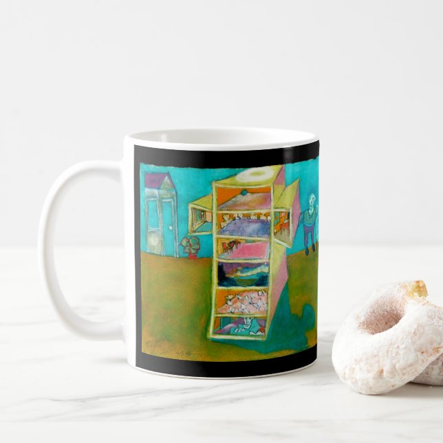 Taza De Café ejgoldguru - Vejez cruciforme de conciencia (Con donut)