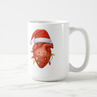 Taza De Café EKG Tech personalizada de Santa