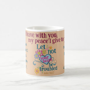 Taza De Café El 14:27 de Juan dejó no sus corazones ser