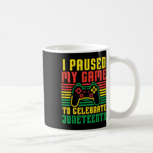 Taza De Café El 19 de junio, los juegos detuvieron mi juego niñ
