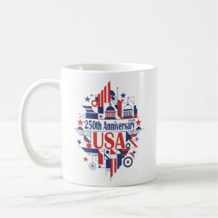 Taza De Café El 250.º aniversario de Estados Unidos