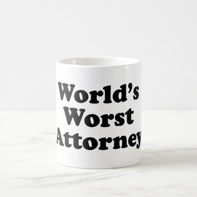 Taza De Café El abogado peor del mundo (Centro)