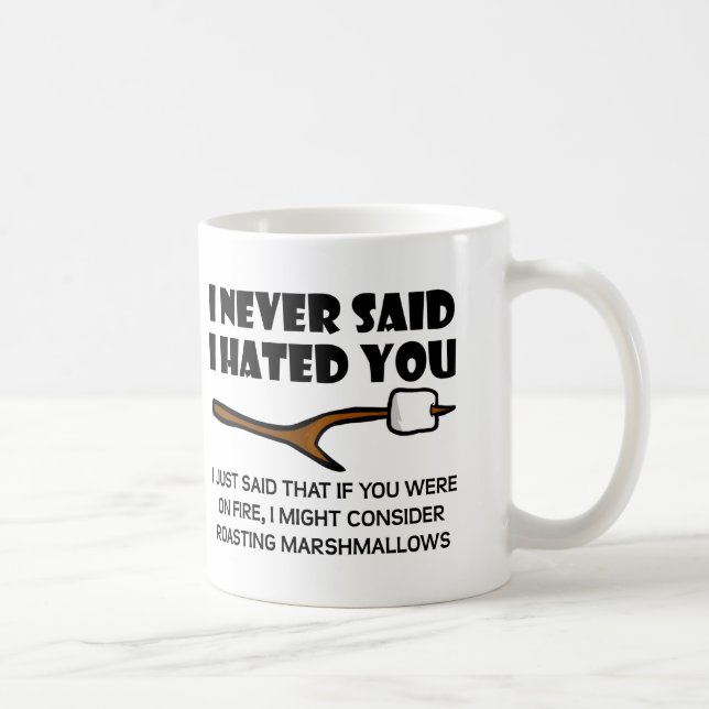 Taza De Café El abominable Marshmallow Funny Mug (Derecha)