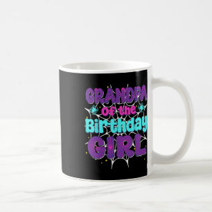 Taza De Café El Abuelo De La Chica De Cumpleaños Spider Web Fam