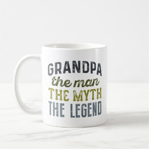 Taza De Café El Abuelo El Hombre El Mito La Leyenda