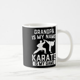 Taza De Café El abuelo es mi nombre Karate es mi juego - Karate