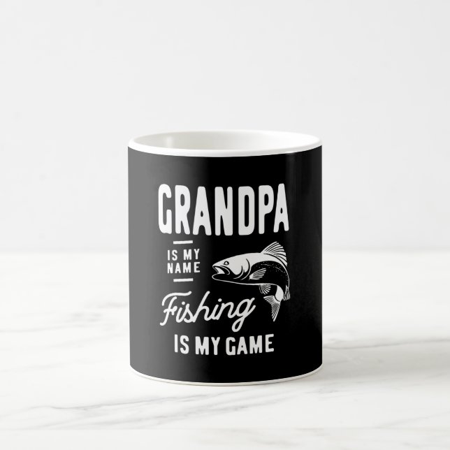 Taza De Café El Abuelo Es Mi Nombre Pescar Es Mi Regalo De Jueg (Centro)