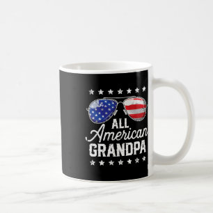 Taza De Café El Abuelo Estadounidense 4 De Julio La Familia Coi