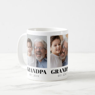 Taza De Café El abuelo fundó el Día de los abuelos con 3 fotos