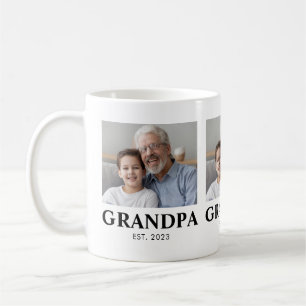 Taza De Café El abuelo fundó el día de los abuelos con una foto