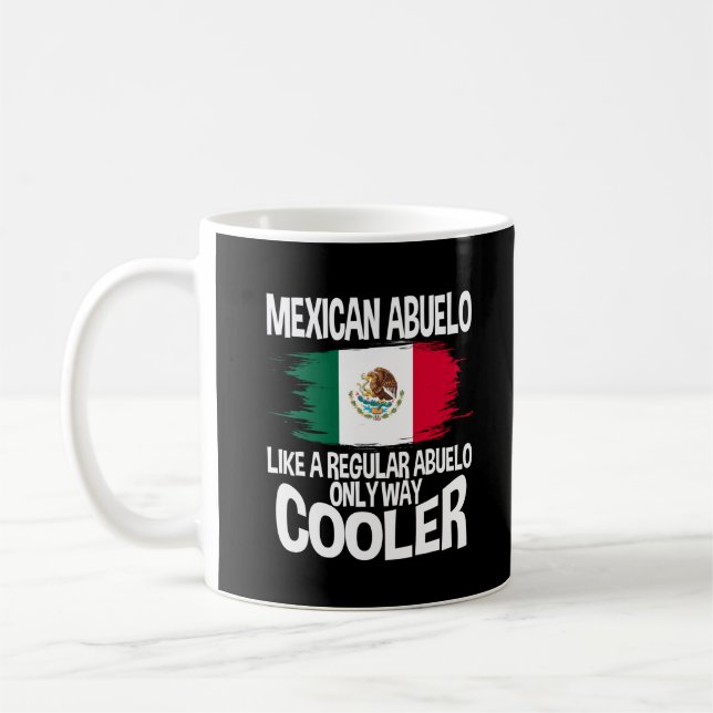 Taza De Café El Abuelo Latino Abuelo Mexicano (Izquierda)