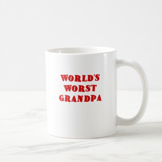 Taza De Café El abuelo peor de los mundos