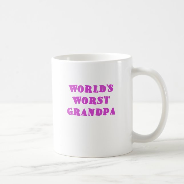 Taza De Café El abuelo peor de los mundos (Derecha)