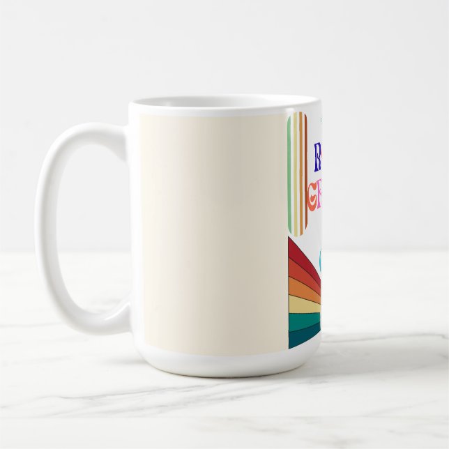 Taza De Café El abuelo retro es Guay (Izquierda)
