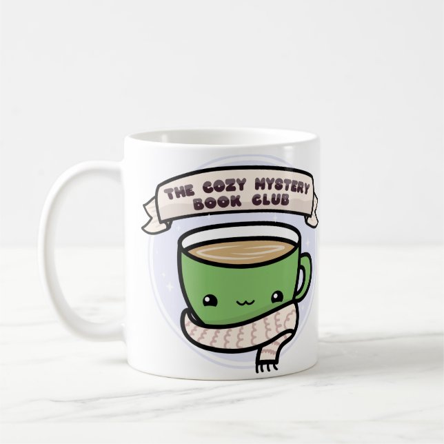 Taza De Café El acogedor club de libros misteriosos (Izquierda)