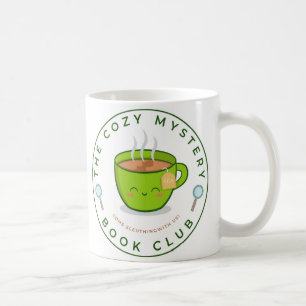 Taza De Café El acogedor club de libros misteriosos Mug
