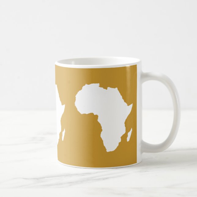 Taza De Café El África audaz de Sudan Brown (Derecha)
