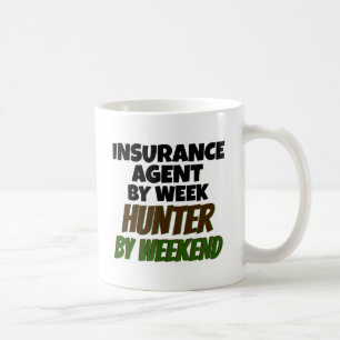 Taza De Café El agente de seguros ama la caza